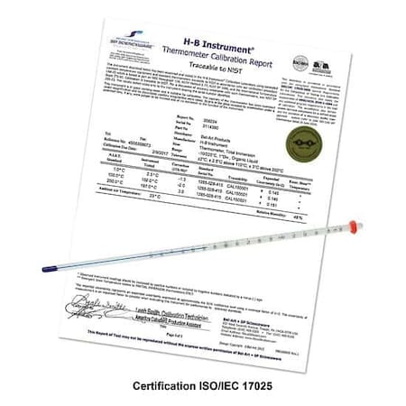 ASTM S63C-03 Individually Calibrated Liq